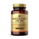 Solgar Resveratrol with Red Wine Extract Softgels, 250 mg, 30 Count