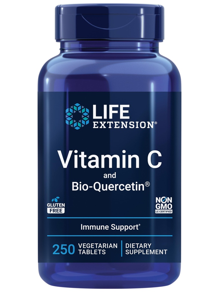 Life Extension Super Omega-3 Fish Oil, Sesame & Olive Extract with Vitamin C & Bio-Quercetin Phytosome - 240 Softgels & 250 Tablets