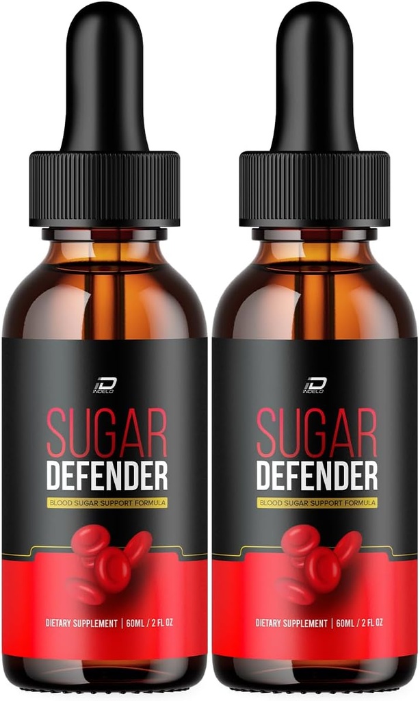 Sugar Defender Drops Supplement, Sugar Defender 24 Hour Liquid Supplement Official Formula, Sugar Defender Drops Reviews, Max Strength Organic Herbal Blend for Energy Circulation (2 Pack - 120 ML)