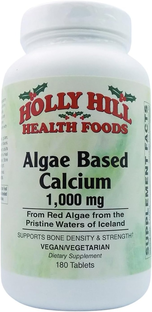 Algae Based Calcium 1,000 mg, 180 Tablets
