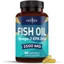 NEW AGE Omega 3 Fish Oil Supplement Immune & Health Support – Promotes Joint, Eye & Skin Health - Non GMO - EPA, DHA Fatty Acids Gluten Free (90 Softgels (Pack of 1))