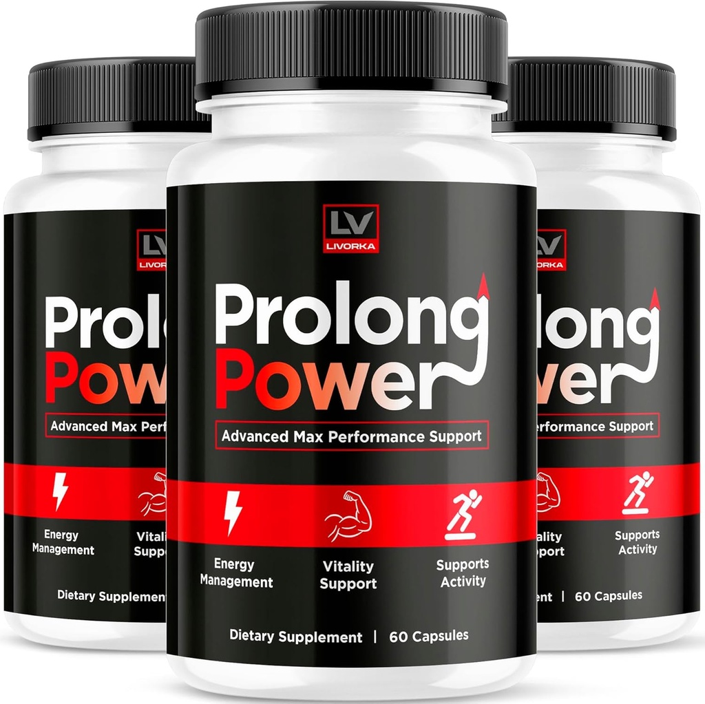 (3 Pack) Prolong Power Pills for Men, Prolong Power, Prolong Power Capsules, Prolong Power Supplement, ProlongPower Capsules for Men, Prolong Power Original Pills Review, 180 Pills for 3 Months