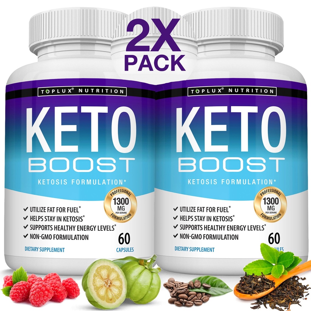 Keto Boost Diet Pills Ketosis Supplement - Natural Exogenous Keto Formula Support Energy & Focus, Advanced Ketones for Ketogenic Diet, for Men Women