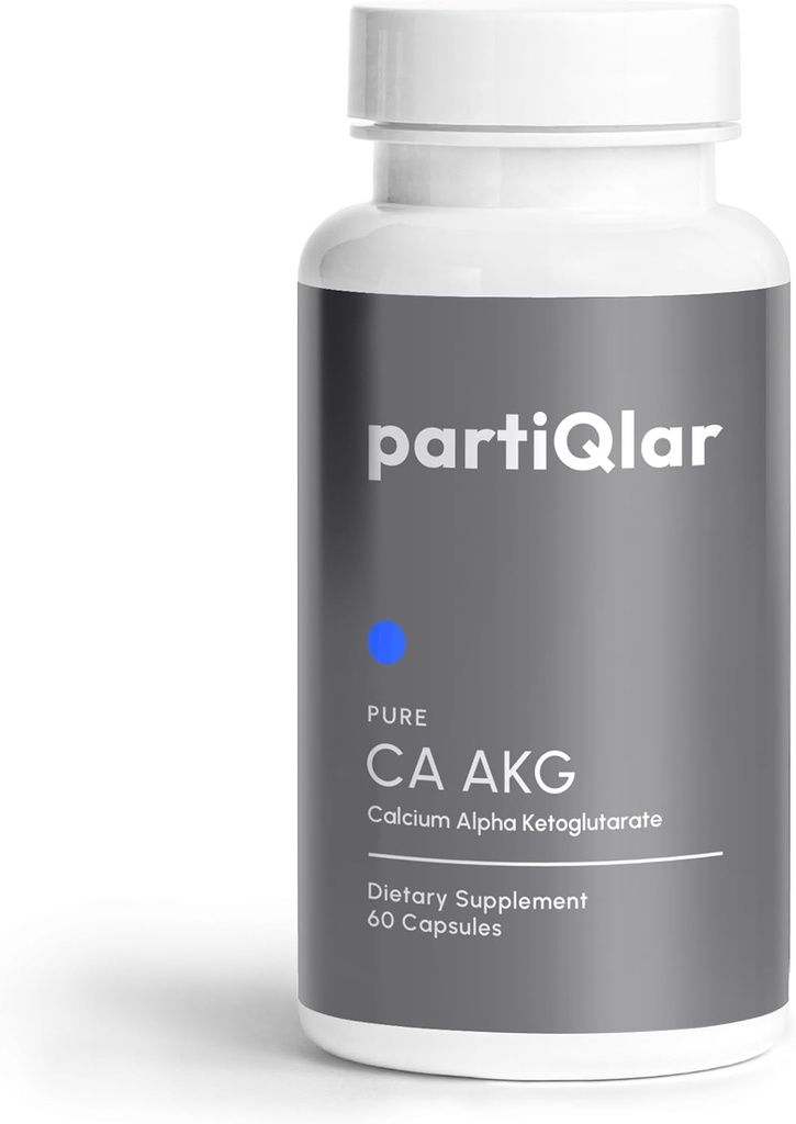 CA AKG Supplement - Pure Alpha Ketoglutarate with High Bio-Avaibility - Calcium AKG Supplement 1000mg per 2 Capsule Serving - Supports Healthy Aging Process - Made in The USA - 60 Capsules