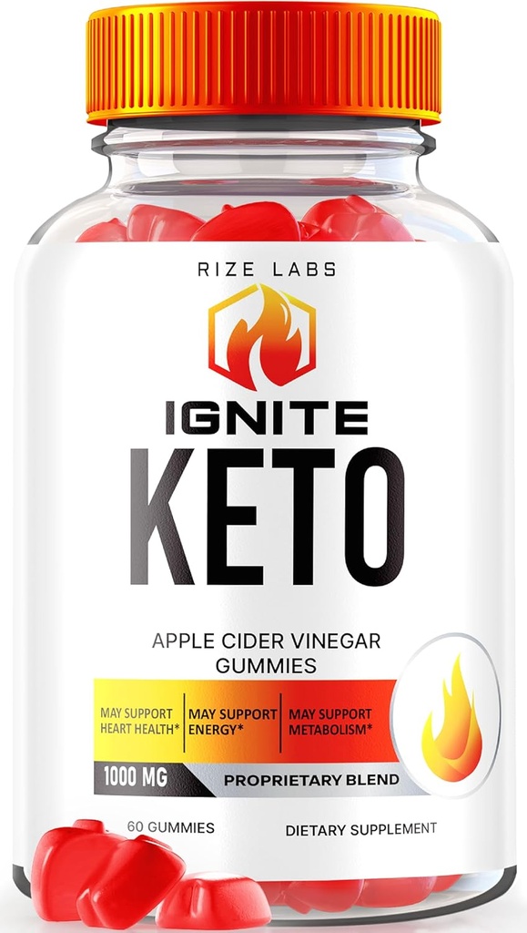 Ignite Keto ACV Gummies for Advanced Weight Loss, Keto Ignite Supplement (60 Gummies)
