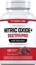 Fitness Labs Nitric Oxide Beet Root Capsules | with Nitrates | 120 Count | Nitric Oxide Precursor | Beetfit Pro | Vegetarian, Non-GMO, Gluten Free Supplement