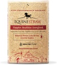 EquineStraw, 3 cu ft (25 lb) Expands to 10+ cu ft – Wheat Straw Bedding for Horses, Foaling & Trailers – Dust-Free, Allergen-Free, Absorbent, Sensitive-Skin Safe – Sustainably Sourced