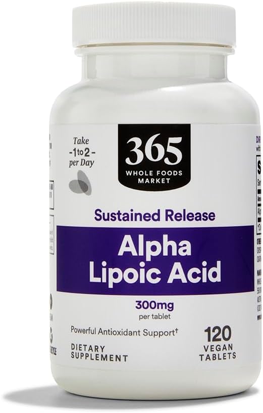 365 by Whole Foods Market, Alpha Lipoic Acid 300mg – Sustained Release, 120 Count