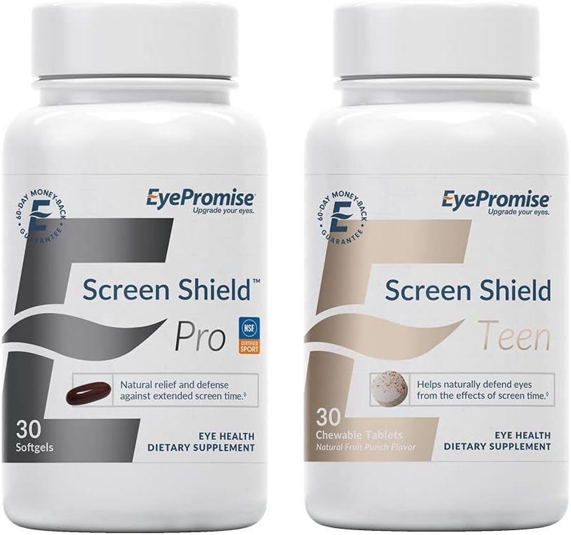 [BRSW2BA3OUCQMDQ6] EyePromise Screen Shield All-in-One Eye Vitamin Screen Shield Teen Chewable Eye Vitamin