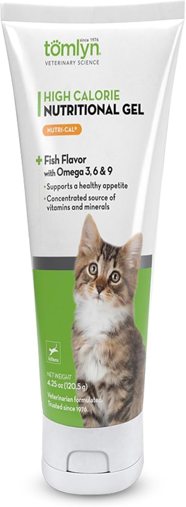 Tomlyn High Calorie Nutritional Gel for Kittens (Nutri-Cal) 4.25 oz