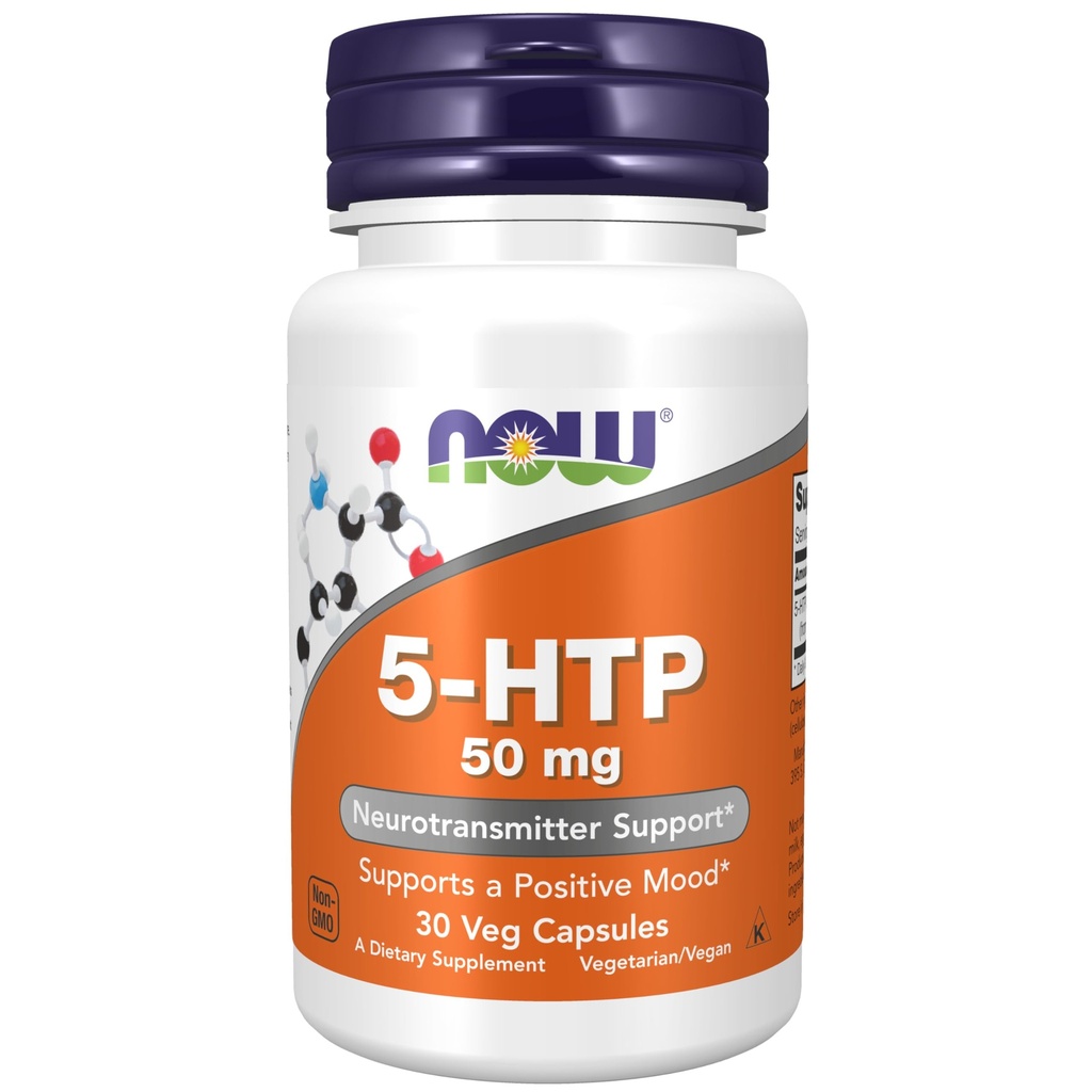 Now Foods 5 - Htp 50 Mg Neurotransmitter Support Capsules - 30 Veg Capsules