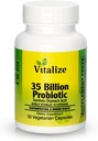 UVitalize - 35 Billion PROBIOTIC | Probiotics for Women & Men| Probiotic with 8 Probiotic Stains | Support Metabolism and Digestive Health | Vegan Probiotic Capsules for All | 30 Vegetarian Capsules