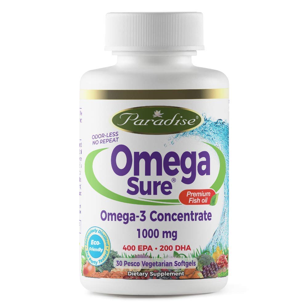 Paradise Herbs Medvita Omega Fish Oil 30 Vgels