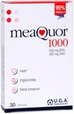 Meaquor 1000 Omega 3 Fish Oil Supplement IFOS Certified - Omega3 with 1000mg EPA and DHA per Capsule - No Aftertaste, Non-GMO (30 Softgels)