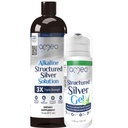 Ameo Life Colloidal Silver Gel with Aloe Vera & Colloidal Silver Liquid Bundle
