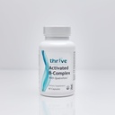 Thrive Nutraceuticals Activated B-Complex with Quatrefolic - 60 Non-GMO Capsules - Kosher Dietary Supplement for Optimal Health - Free of Yeast & Gluten, Supports Energy & Cognitive Function