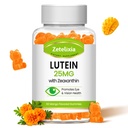 Lutein Gummies 25mg - Eye Vitamins Lutein & Zeaxanthin Eye Health Supplements for Adults,Sugar Free Eye Health Gummies Supplement - Support Vision,Macular,Blue Light Filtering (60 Count)