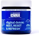 Swanson WIO Digital Detox: Rest, Reset & Refresh Sleep Better, Blue Light Defense, Wellness, Less Stress, Lutein, Zeaxanthin, Lutemax - 4 oz Bottle with 30 Softgels (30-Day Supply)