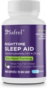 Safrel Nighttime Sleep Aid, Diphenhydramine HCl 25mg | Strong Non Habit-Forming Restful Sleeping Support for Men & Women | Fall Asleep Faster & Wake up Refreshed (1000 Count (Pack of 1), 1000, Count)