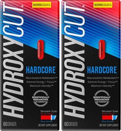 Hydroxycut Weight Loss Pills for Women & Men Hardcore | Weight Loss Supplement Pills | Energy Pills to Lose Weight | Metabolism Booster for Weight Loss | Weightloss & Energy Supplements | 60 Pills