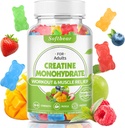 softbear 5000mg Creatine Monohydrate Gummies for Men Women, Vegan Creatine HCL Supplement Pre Workout Gummies for Muscle Builder Strength Mixed Flavor 60 Count