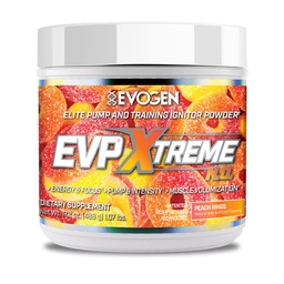 Evogen EVP Xtreme NO - Pre Workout Powder for Men & Women | Sugar Free Preworkout with Beta Alanine, Creatine, and Caffeine for Energy & Pump | Peach Rings | 40 Servings