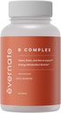 B Complex | Comprehensive Formula for Vitamin B Benefits | Vitamins B1, B2, B3, B5, B6, B12, Biotin, Folic Acid, Cholin, & Inositol | Non GMO, Gluten Free | 60 Tablets