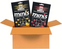 HALLS Minis Cherry and Honey Lemon Sugar Free Cough Drops Variety Pack, 2 Bags, 4 Packs (96 Total Drops)