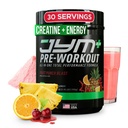 JYM Supplement Science Pre JYM Plus Fruit Punch Pre-Workout Powder, Amino Nitrates, Creatine, Betaine, Nootropics, BCAA’s, for Men & Women, 30 Servings