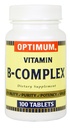 Optimum Vitamin B-Complex Tablets, 100 Count (Pack of 2)