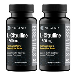 Nugenix Essentials L-Citrulline Supplement for Enhanced Blood Flow and Performance - 1500 mg, 120 Capsules