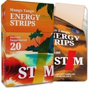 STIM Mango Tango Fast Dissolving Oral Energy Strips, 50mg Caffeine