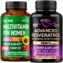 NUTRAHARMONY Multivitamins for Women & Resveratrol Complex Capsules