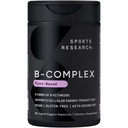 Sports Research Vitamin B-Complex - Full Spectrum of B Vitamins - 90 Liquid Veggie Capsules