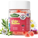 Q'ankyaq Kids Saffron Gummies, Saffron Supplements for Kids (3 yrs+), Focus and Memory Gummiess, Mood Balance with Rosemary, Passion Flower Extract, Chamomile Extract, Sugar-Free, Vegan, 60 Counts