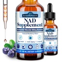 NAD Supplements for Women & Men, Liposomal NAD Nicotinamide Riboside Resveratrol 900mg w. Resveratrol, Quercetin, Collagen, Niacin, Biotin Support Anti-Aging, Longevity, Energy, Focus
