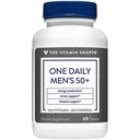 The Vitamin Shoppe Once e Daily Men's 50+ Multivitamin |Multi-Mineral | Antioxidant Supplement |Supports Energy Production, Vision and Immune Health (60 Tablets)