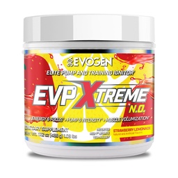 Evogen EVP Xtreme NO - Pre Workout Powder for Men & Women | Sugar Free Preworkout with Beta Alanine, Creatine, and Caffeine for Energy & Pump | Strawberry Lemonade | 40 Servings