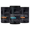 Sports Research® Multivitamins Pack - High Potency Vitamin C Supplement 1000mg + Magnesium Oxide 420mg + Turmeric Curcumin C3 Complex w/BioPerine Black Pepper Extract