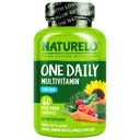 NATURELO Mens Multivitamins - One Daily Multivitamin for Men with Vitamins, Minerals & Organic Whole Foods, Boost Energy & Health, Non-GMO, 60 Vegetarian Capsules
