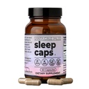 Santa Cruz Paleo Sleep Caps with L-Theanine, Lemon Balm, Passion Flower & Valerian Root, Melatonin-Free Nighttime Relaxation, Paleo & Keto Friendly, Sugar & Gluten Free, 60 Capsules
