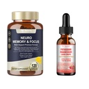25 in 1 Brain Supplements for Memory and Focus + Potassium Magnesium Supplement Liquid Drops