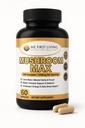 Me First Living Mushroom Complex Supplement 10 in 1 with Lions Mane, Cordyceps, Turkey Tail, Reishi, and More. High Strength Nootropic Brain Supplements for Memory & Focus - Lions Mane Supplement