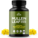 HerbaMe Mullein Leaf 1000mg, 120 Capsules - Daily Respiratory Support Supplement, Supports Breathing Comfort & Mucus Balance, Herbal Lung Support for Smokers, Men & Women