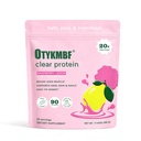 Clear Protein Powder 494g, Raspberry Lemon, 20g Protein, Whey Protein Isolate with Collagen Peptides & Digestive Enzymes, Zero Sugar, 90 Calories, Light Fruity Protein Drink, 20 Servings