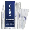 Toenail Fungus Treatment Extra Strength: 25% Undecylenic Acid & Tea Tree Oil - Repairs Yellow Thick Brittle Toe and Fingernails - 3 Pens with 5 Nail Files