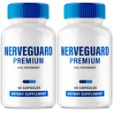 Nerve Guard Premium Pills for Neuropathy, NerveGuard Advanced Nerve Health Supplement Pills - Maximum Strength, All Natural Healthy Circulation & Stable Levels, Nerve Guard Reviews (2 Pack)