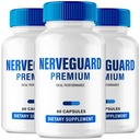 Nerve Guard Premium Pills for Neuropathy, NerveGuard Advanced Nerve Health Supplement Pills - Maximum Strength, All Natural Healthy Circulation & Stable Levels, Nerve Guard Reviews (3 Pack)