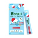 Bloom Daily Hydration Electrolyte Powder Packets with Collagen, 5g Protein, Electrolytes, Vitamins & Minerals, Sugar Free Drink Mix, Rocket Blast, 5 Count