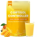 Cortisol Drink Powder, Cortisol Supplements for Women | Magnesium Glycinate, Ashwagandha, L-Theanine & Lion’s Mane | Relaxation, Focus & Stress Balance | Mango Orange Flavor | 30 Servings